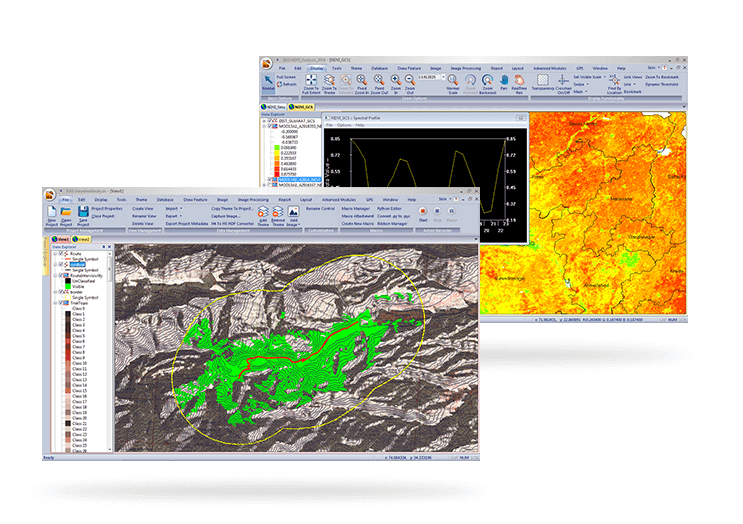 IGiS has advanced tools for GIS data conversion, analysis, and visualisation. Advance geospatial users can effectively use tools like Topology creation, Geo-processing, overlay analysis, attribute query builder for desired analysis and output.