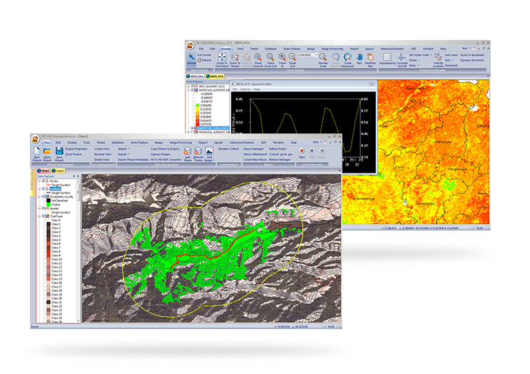 IGiS Desktop Software - IGiS has advanced tools for GIS data conversion, analysis, and visualisation. Advance geospatial users can effectively use tools like Topology creation, Geo-processing, overlay analysis, attribute query builder for desired analysis and output.