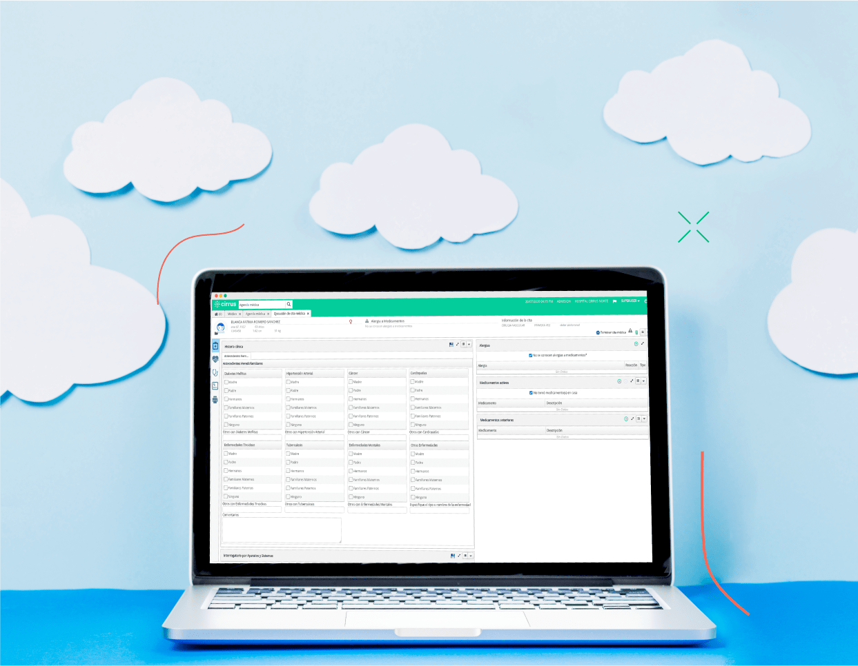 Cirrus is a comprehensive and Cloud software for hospitals