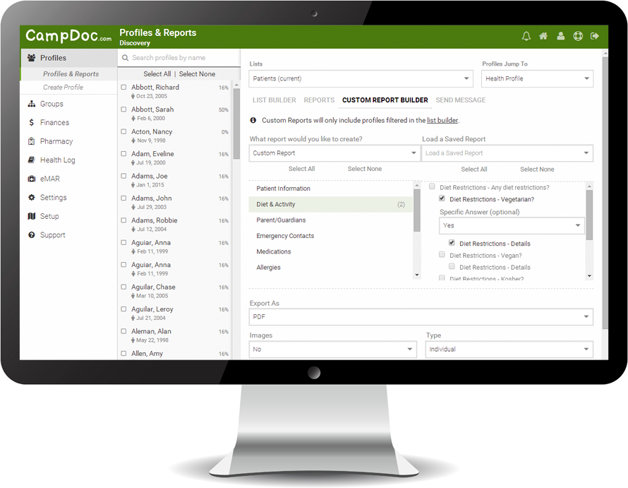 CampDoc Software - 2