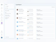 Less Annoying CRM Software - Pipeline report - this report lets you see exactly where everyone is in any given workflow so that you know what you've done with them, and what you need to do with them next. Can be easily filtered or sorted to show you the contacts you need to see. - thumbnail