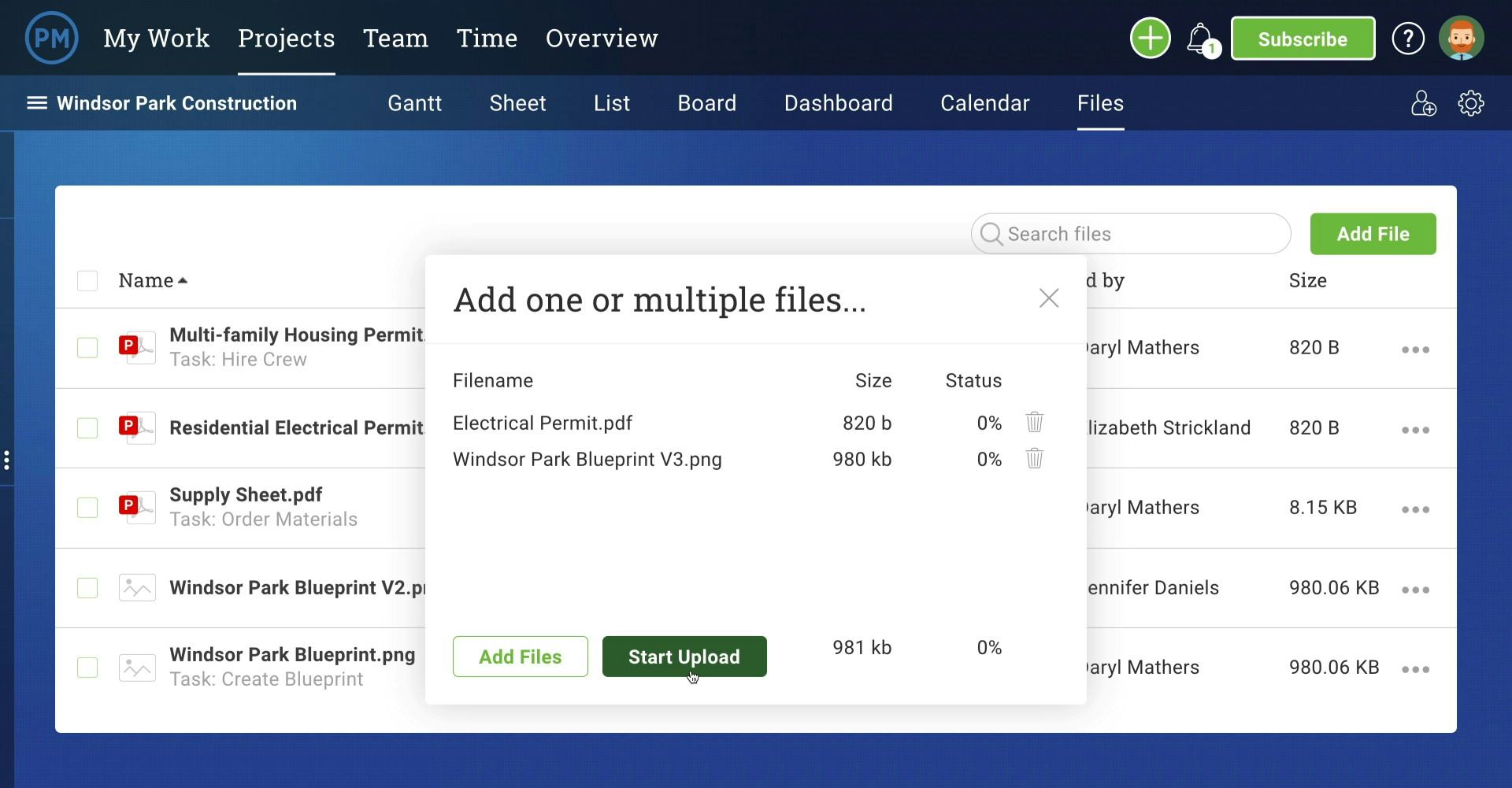 ProjectManager.com Software - Unlimited file storage keeps every important document in one place