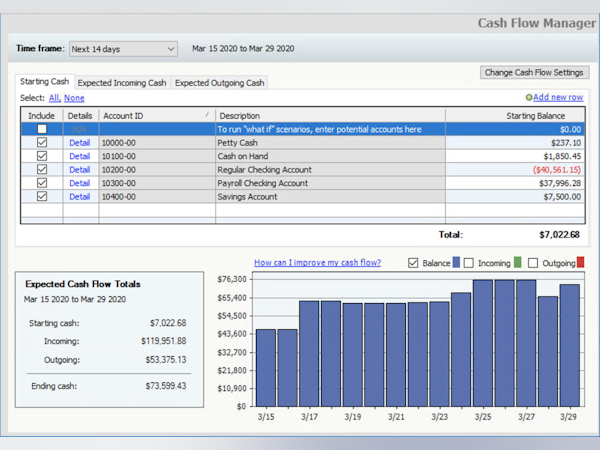 Sage 50cloud Accounting Software - Cash flow management