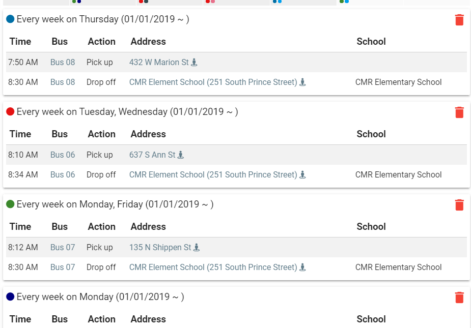 travel tracker ausd