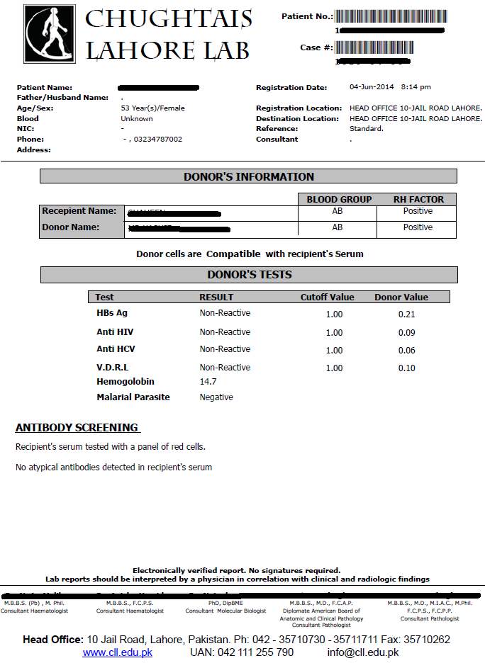 NEXUS Pro Software - Sample Report