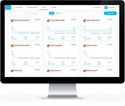Transform streaming data into analytics using an intuitive drag & drop interface