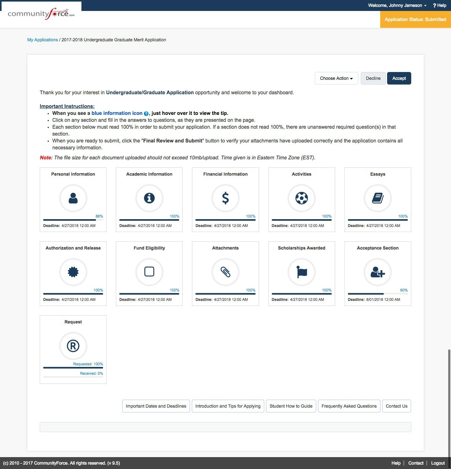 Scholars United Software - Application viewer