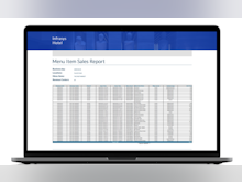 Infrasys Cloud POS Software - Visualisation of sales reports - Device level, outlet level or group level, pull out the reports you need to manage your restaurants rapidly and efficiently. We have hundreds of reports already built, and our data export tools permit you to build more.