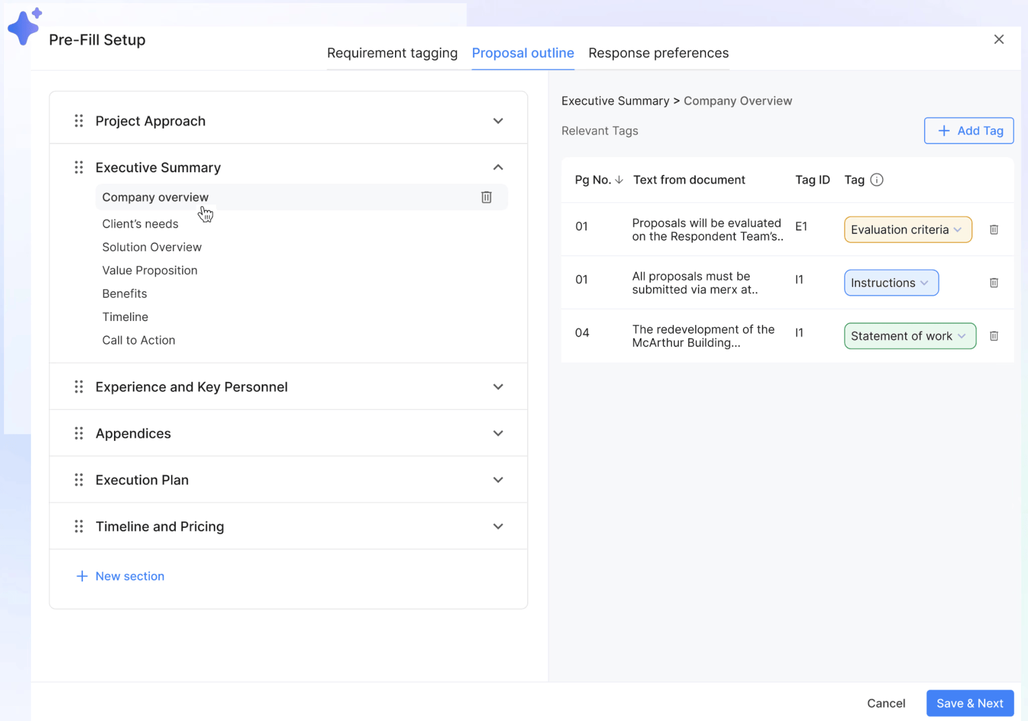 Thalamus AI Software - Thalamus AI proposal outline - thumbnail