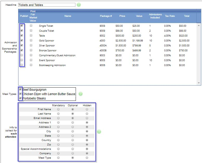 Greater Giving Software - Greater Giving Event registration page screenshot