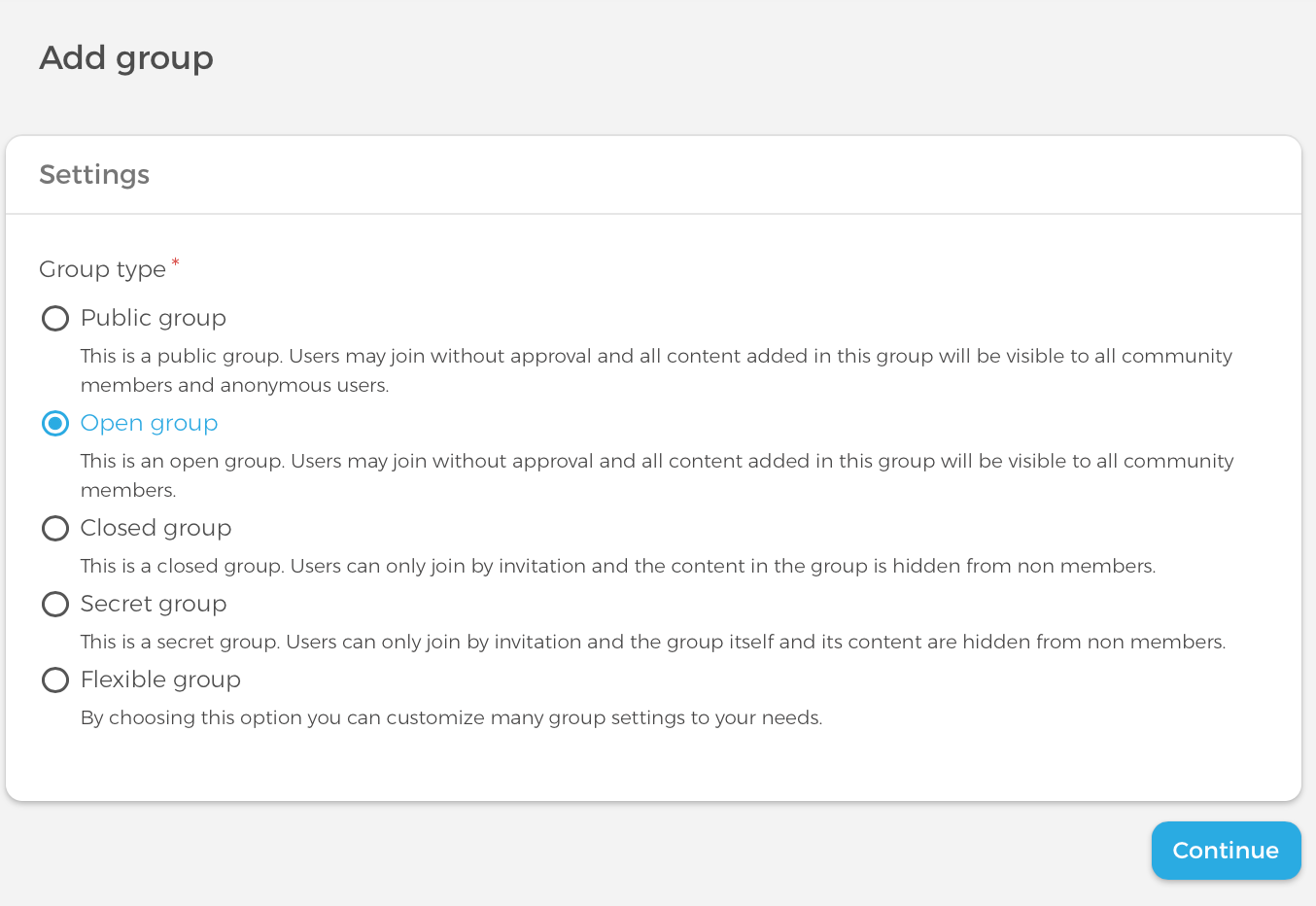 Open Social adding a group