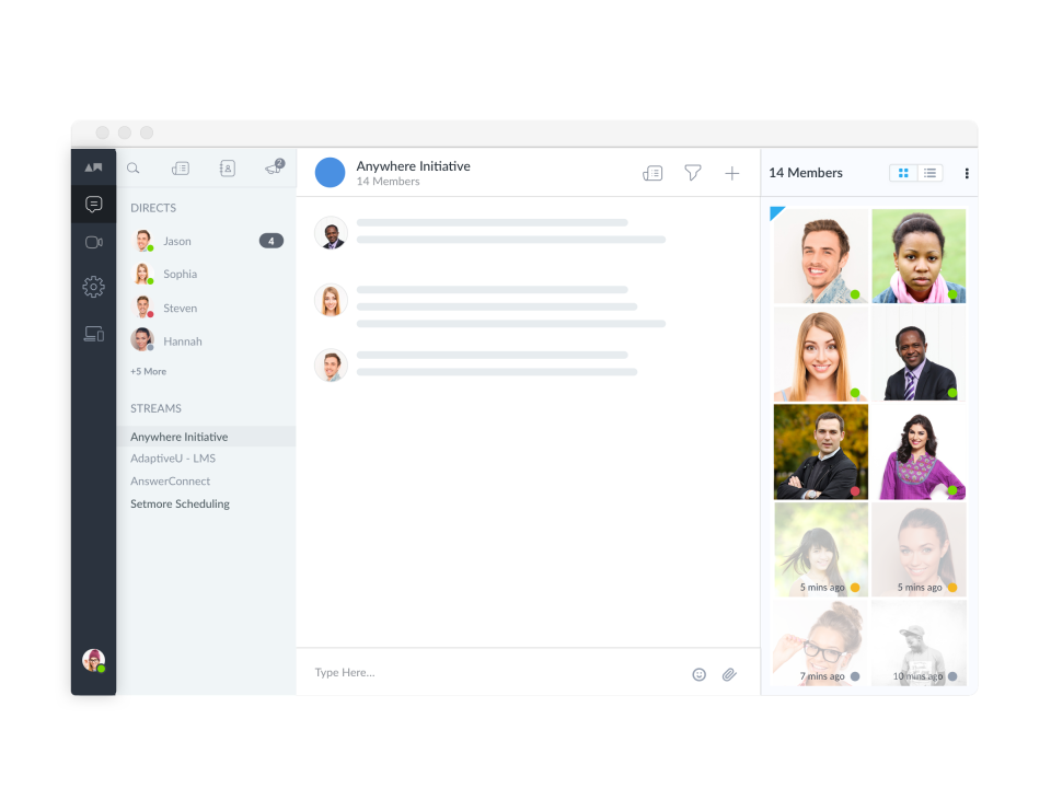 AnywhereWorks screenshot: AnywhereWorks dashboard