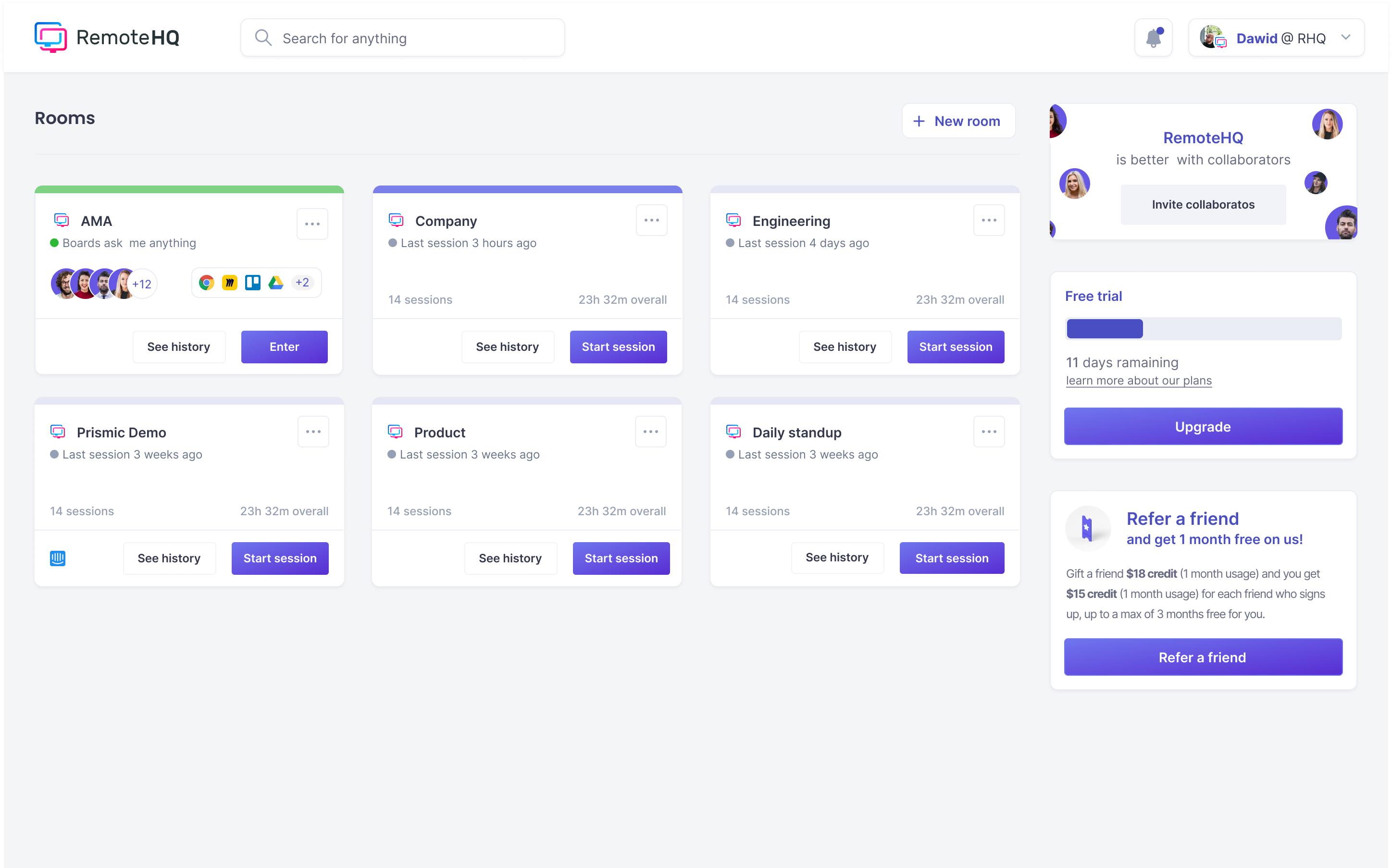 RemoteHQ Software - Search across all session logs and artifacts. Notes? Images? Transcripts? Everything under one place. Thanks to our lightning speed search you can easily find any artifacts from past sessions.