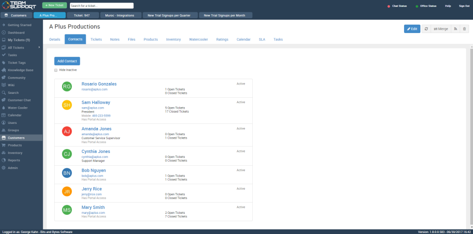 Contacts Database