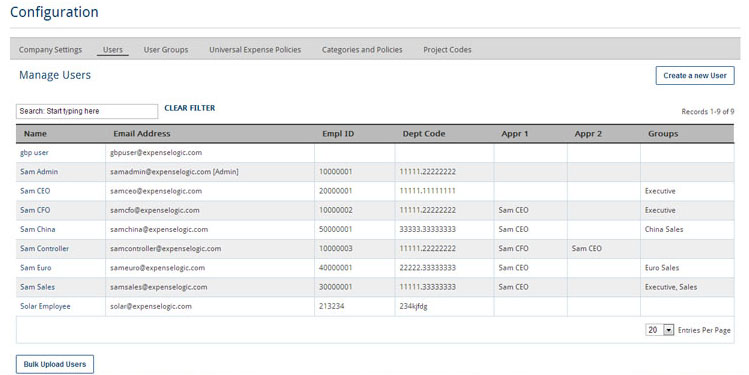 ExpensePath screenshot: Finance capabilities