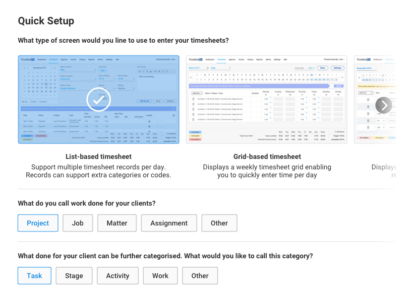 TimeSite Pro screenshot