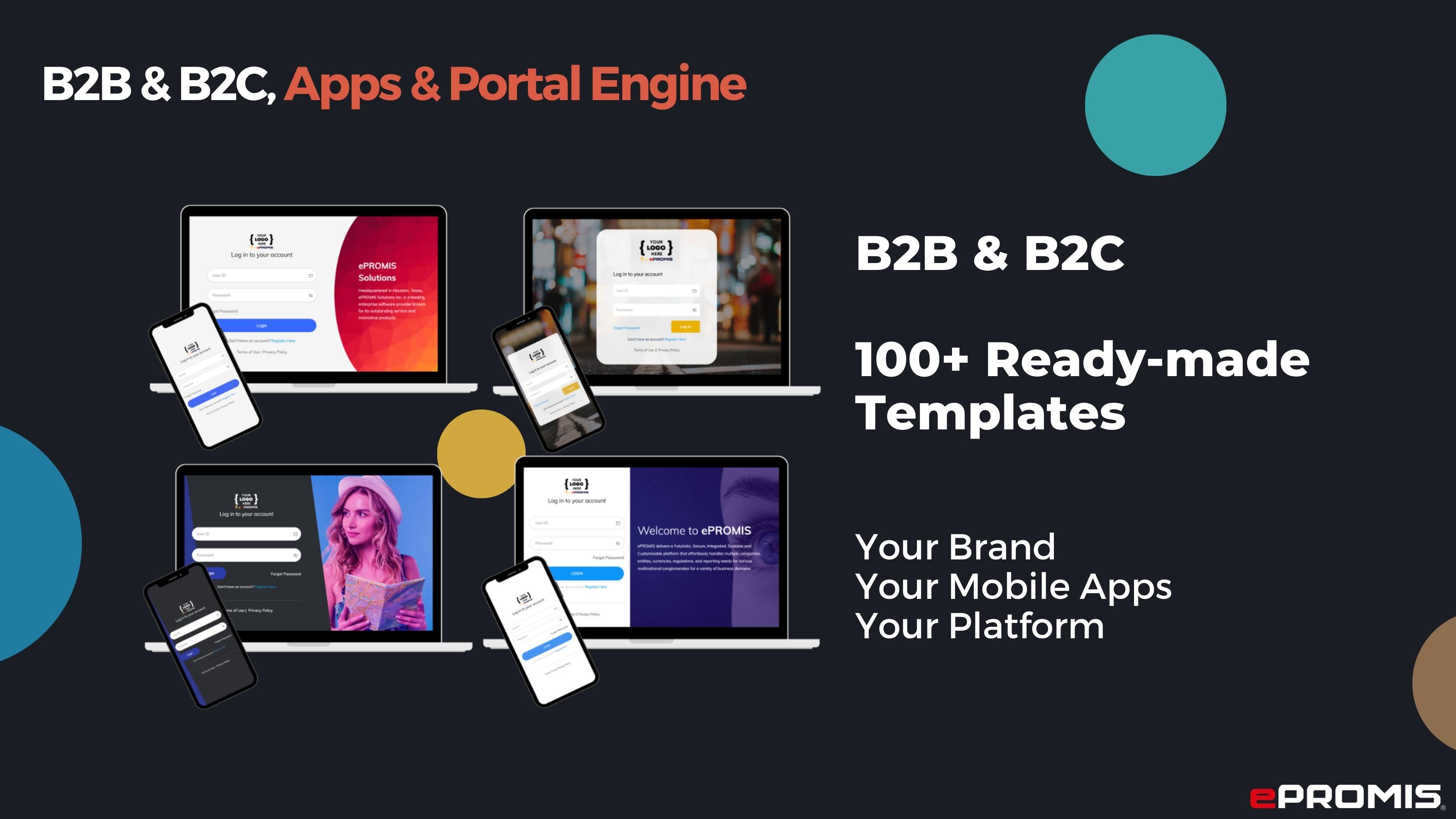 B2B and B2C Apps & Portals Engine