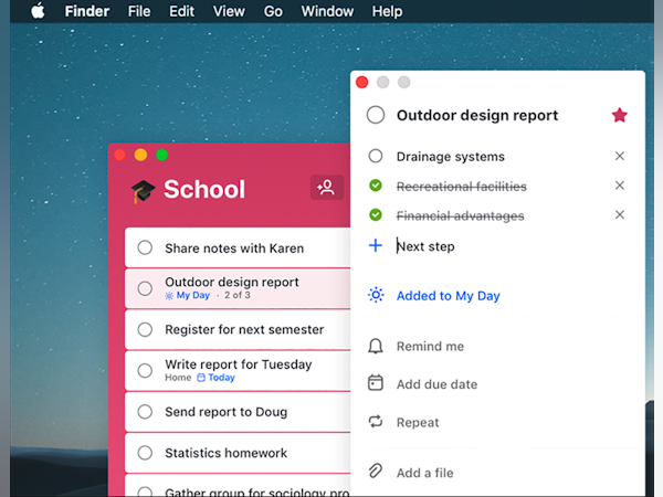 Microsoft To Do Software - To-do reminders
