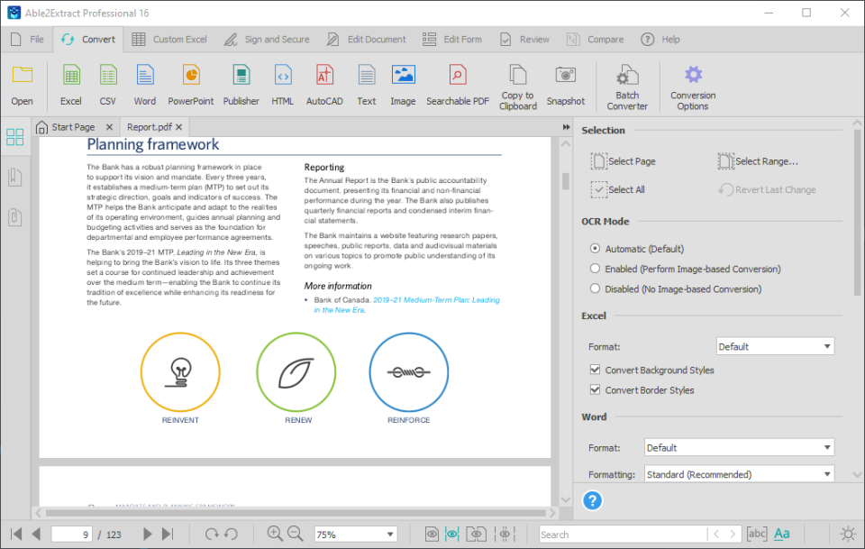 download the new version Able2Extract Professional 18.0.6.0