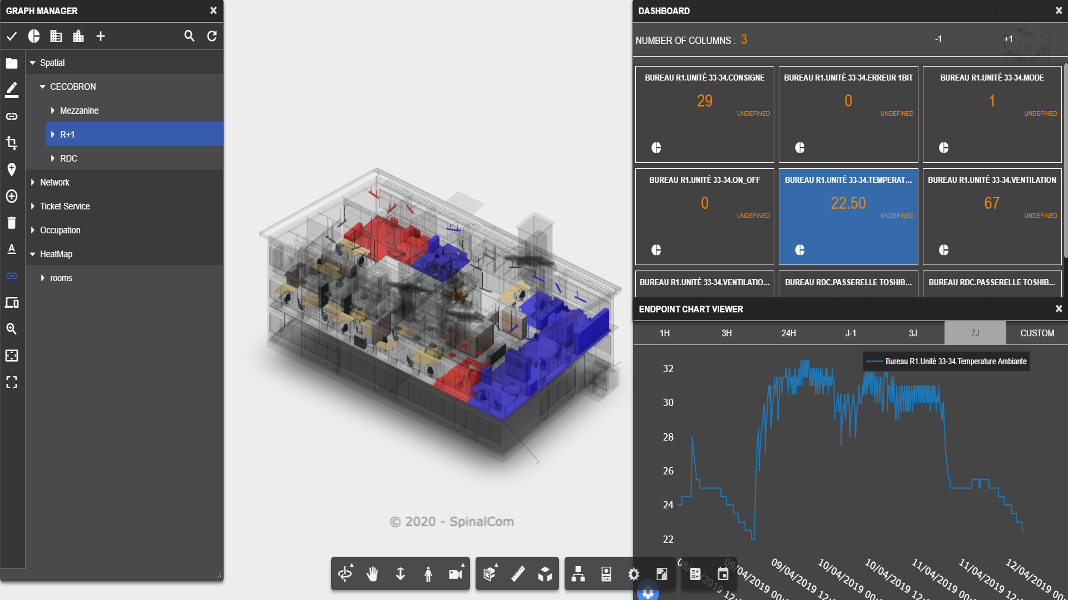 SpinalTwin Suite screenshot: SpinalTwin Suite dashboard