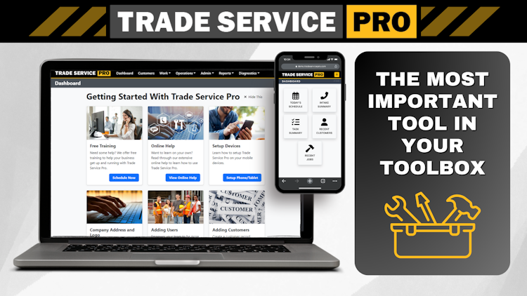 Trade Service Pro screenshot: Trade Service Pro - software for your HVAC, plumbing, electrical, handman business, and more!