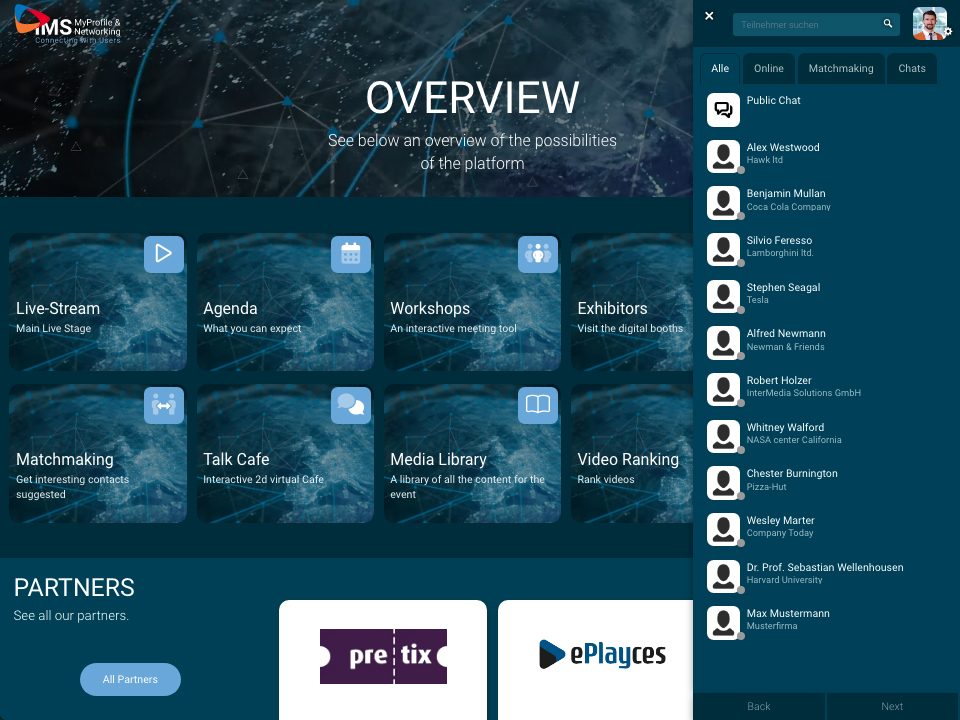 IMS Event & Video Streaming Platform