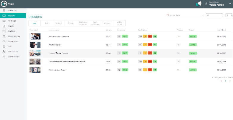 Velpic Software - Improve training follow-up for workplace induction, sales training, continuing education, and more. Automate tasks, add trainees, create groups, and assign supervisors. Streamline follow-up processes, release preset reminders, and send notifications.