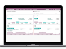 Odoo Software - Odoo Accounting dashboard screenshot
