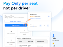 Zeo Route Planner Software - When it comes to the pricing model, fleet owners are required to pay per seat, not per driver.