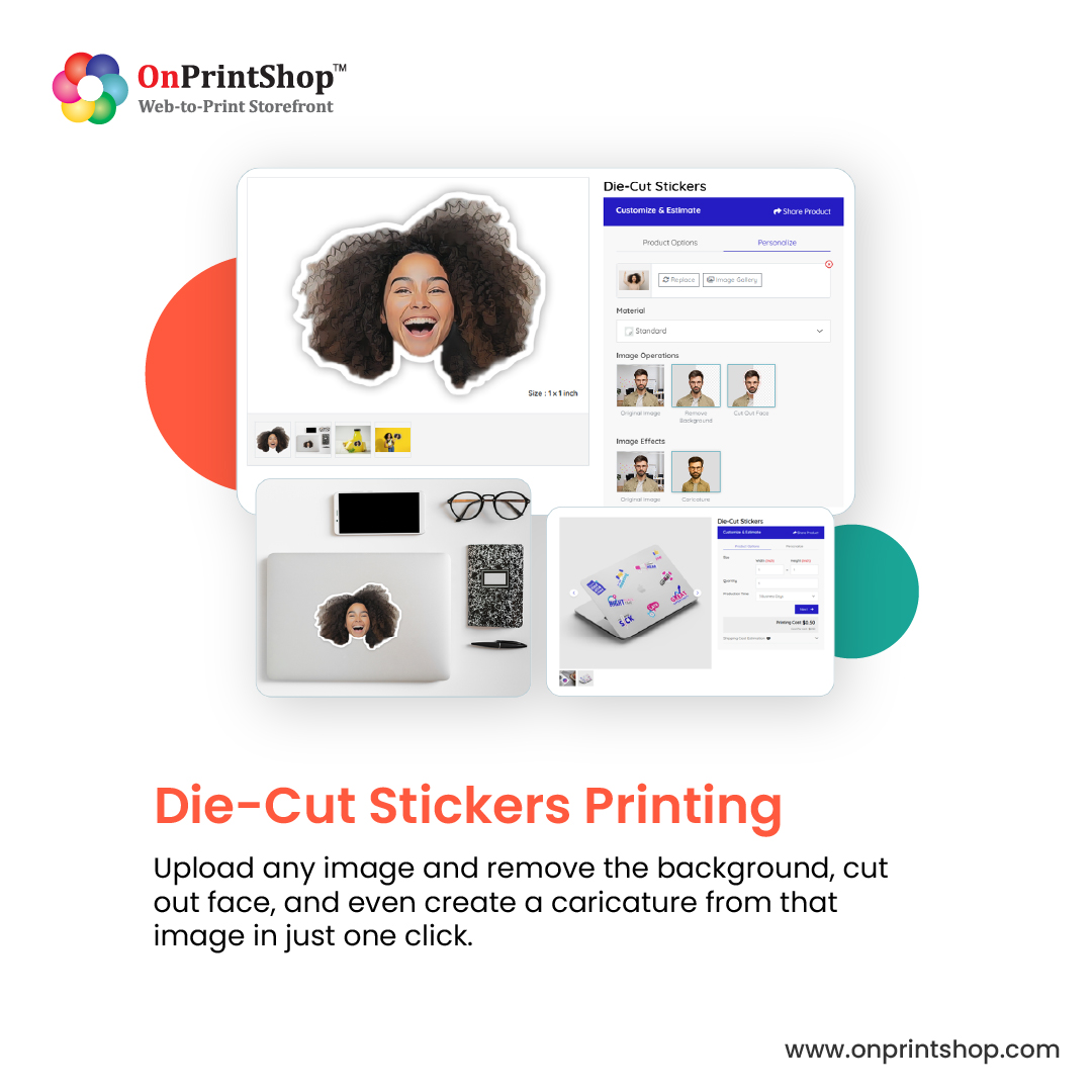 OnPrintShop Software - Sticker Designing Software for Efficiency & Customization. Boost your print business productivity and customer satisfaction with powerful sticker maker software tailored for diverse industry needs.