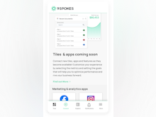 9 Spokes Software - 9Spokes on mobile, connecting apps.
