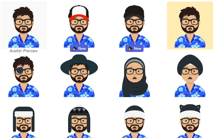 Build your avatar-thumb