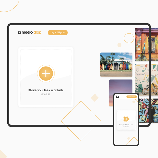 MeeroDrop Software - Landing - share files