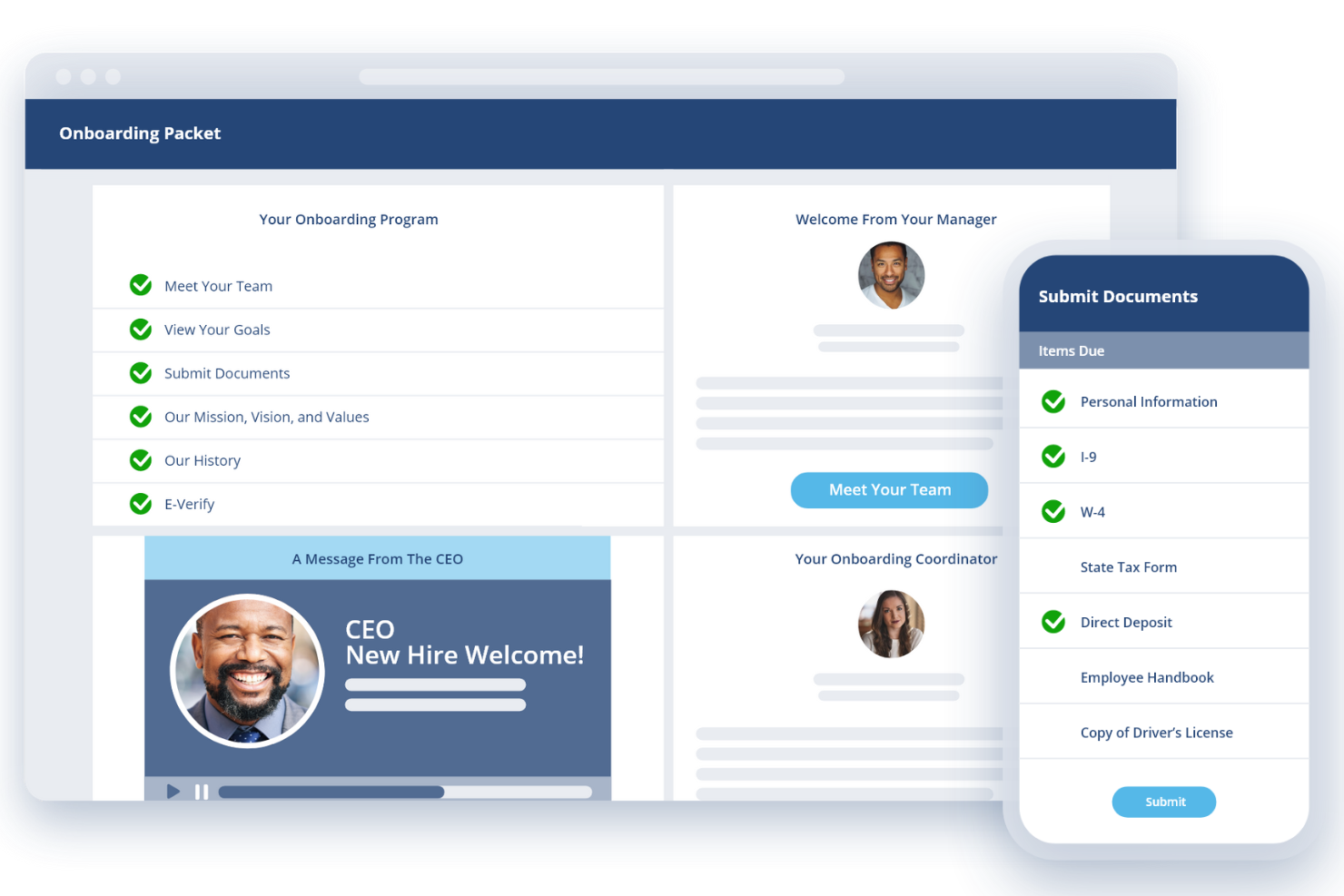 ClearCompany Software - Create a smooth onboarding experience for your new employees and make it easy for your hiring managers, HR, and IT to ensure compliance and complete all internal new hire setup tasks.