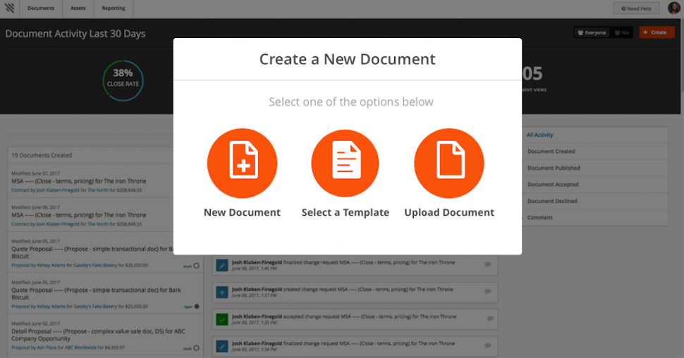 Conga automate document generation