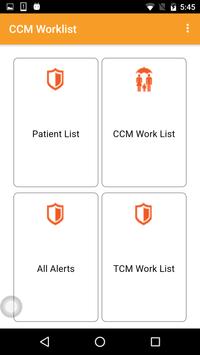 Navigate to patient lists and worklists in the Chronic Watch app