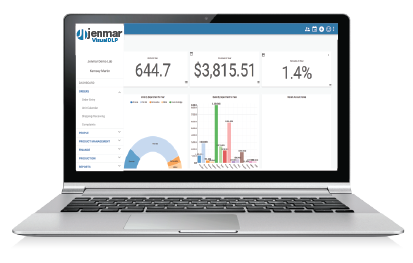 VisualDLP screenshot: Jenmar VisualDLP Dashboard