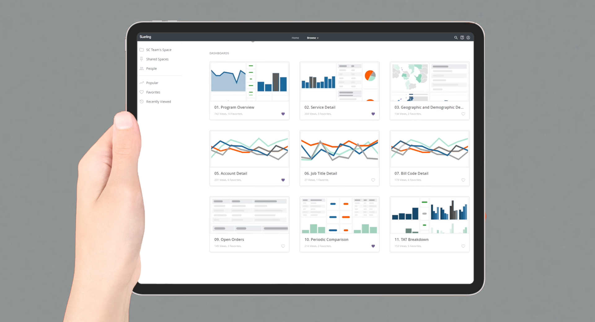 Sterling Software - Sterling Analytics Hub Dashboard