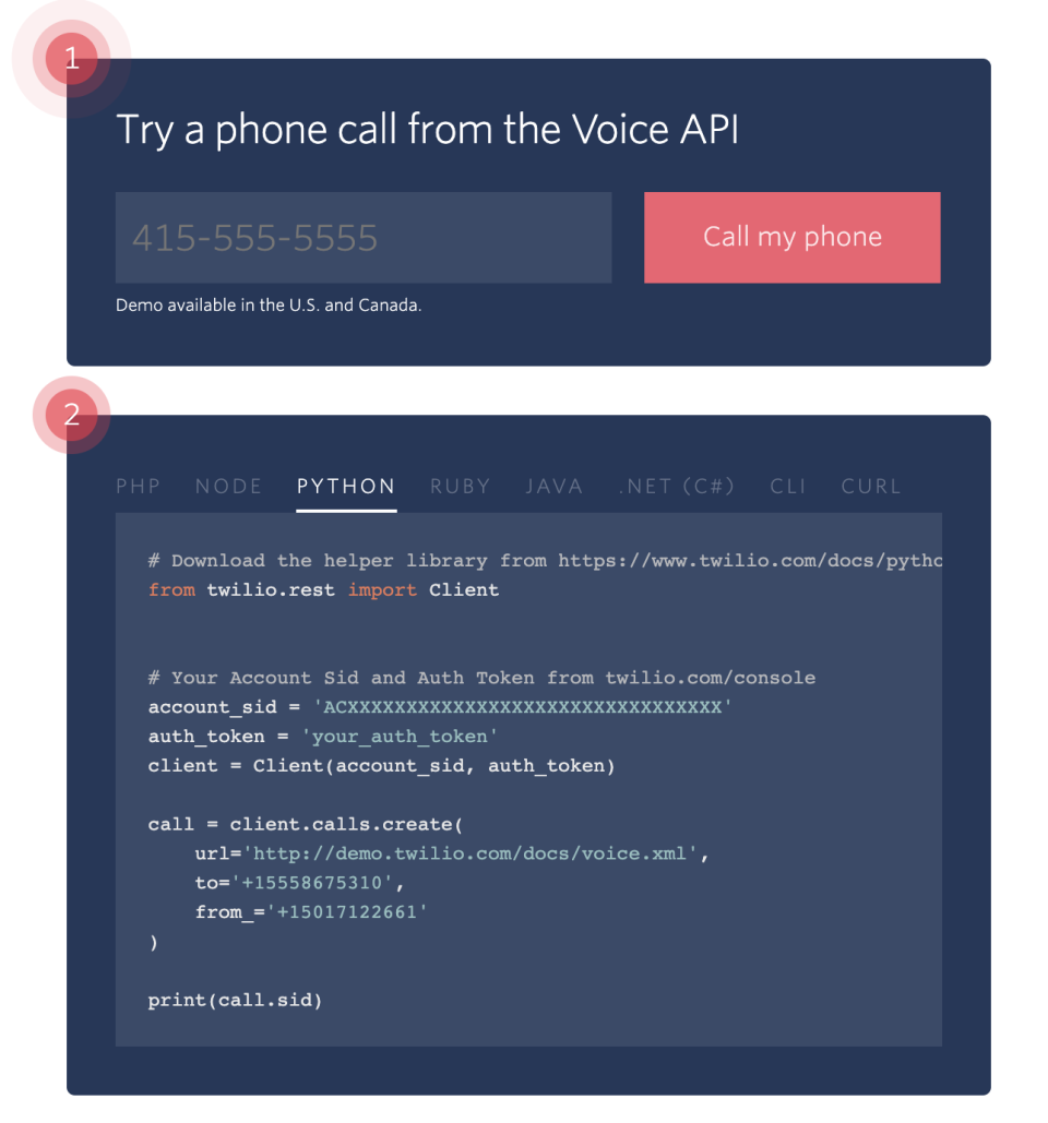 Twilio Voice API
