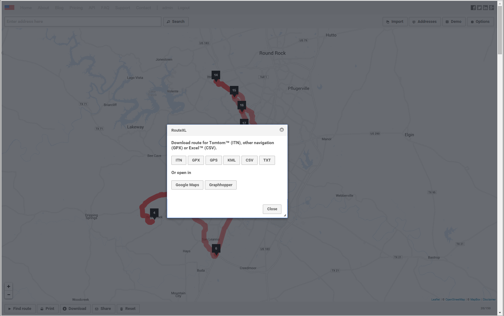 RouteXL Logiciel - 5