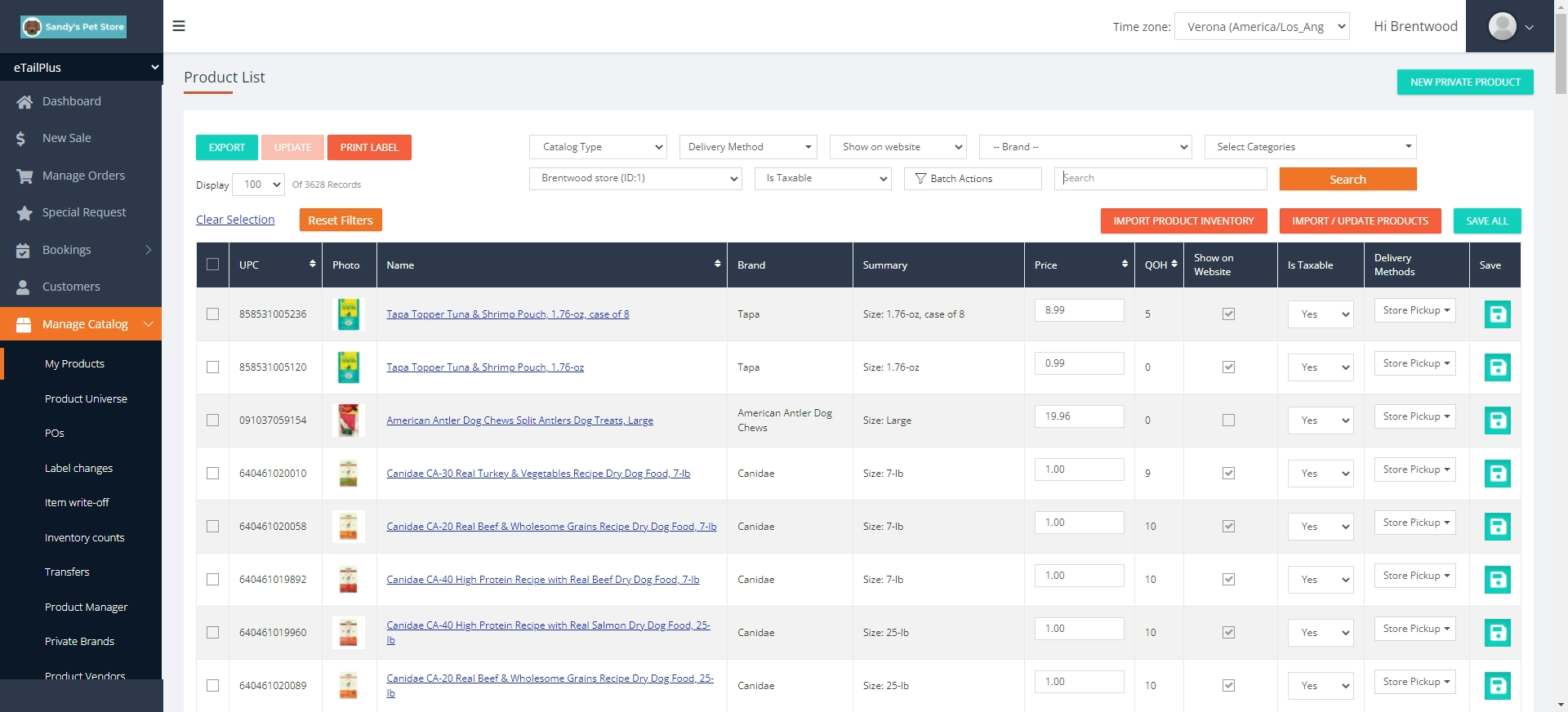 eTailPet Software - 3