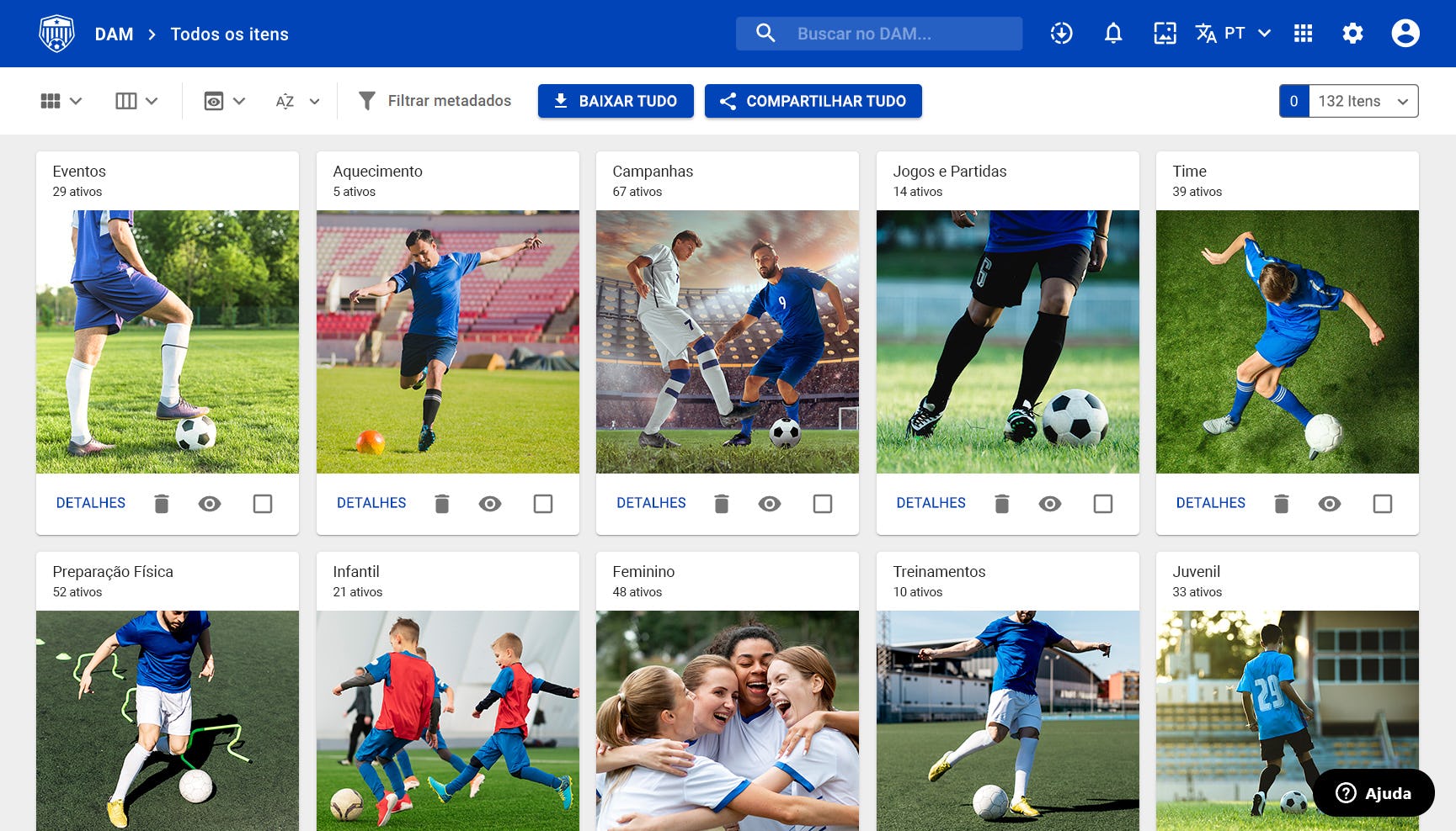 Yapoli DAM Software - Gestão de Ativos Digitais para Varejo Desportivo