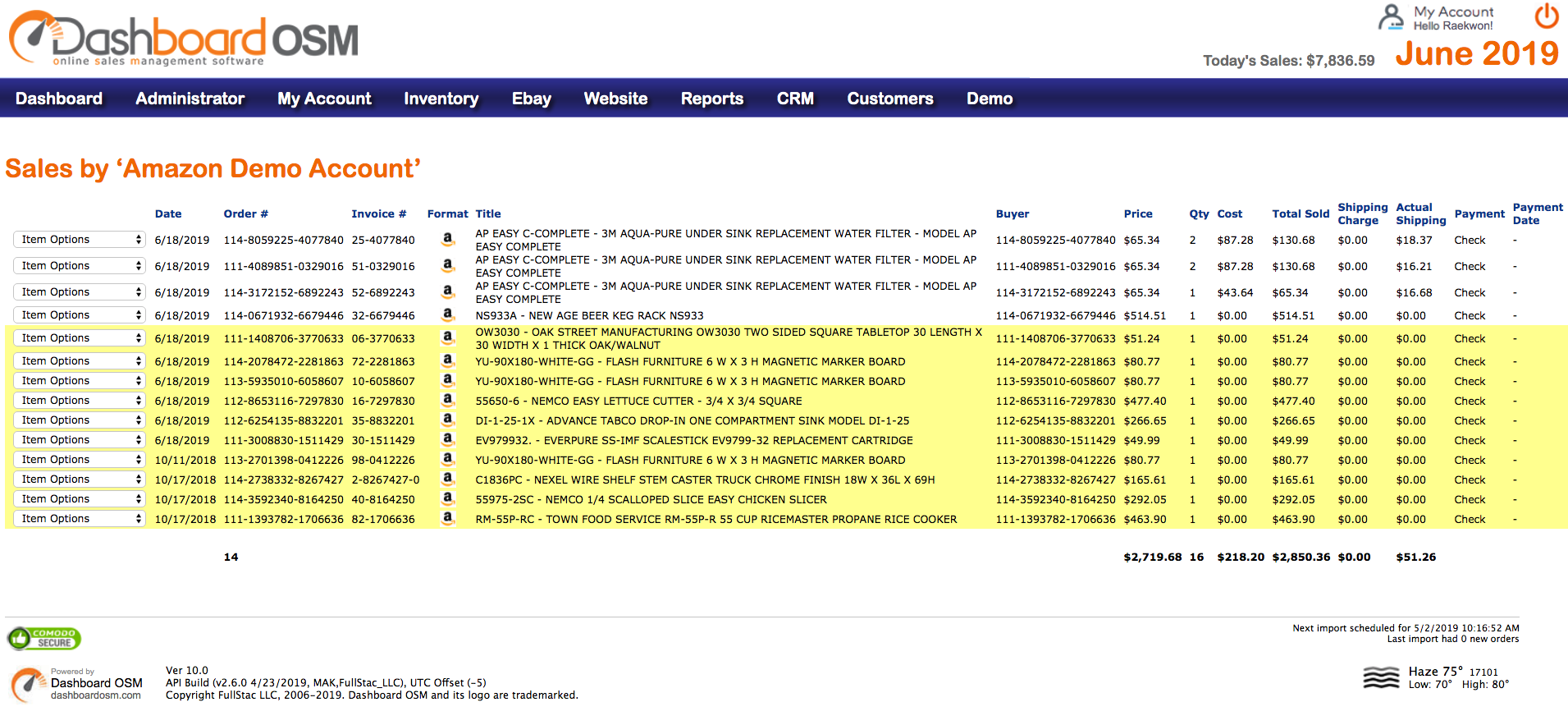 Dashboard OSM Software - 2024 Reviews, Pricing & Demo
