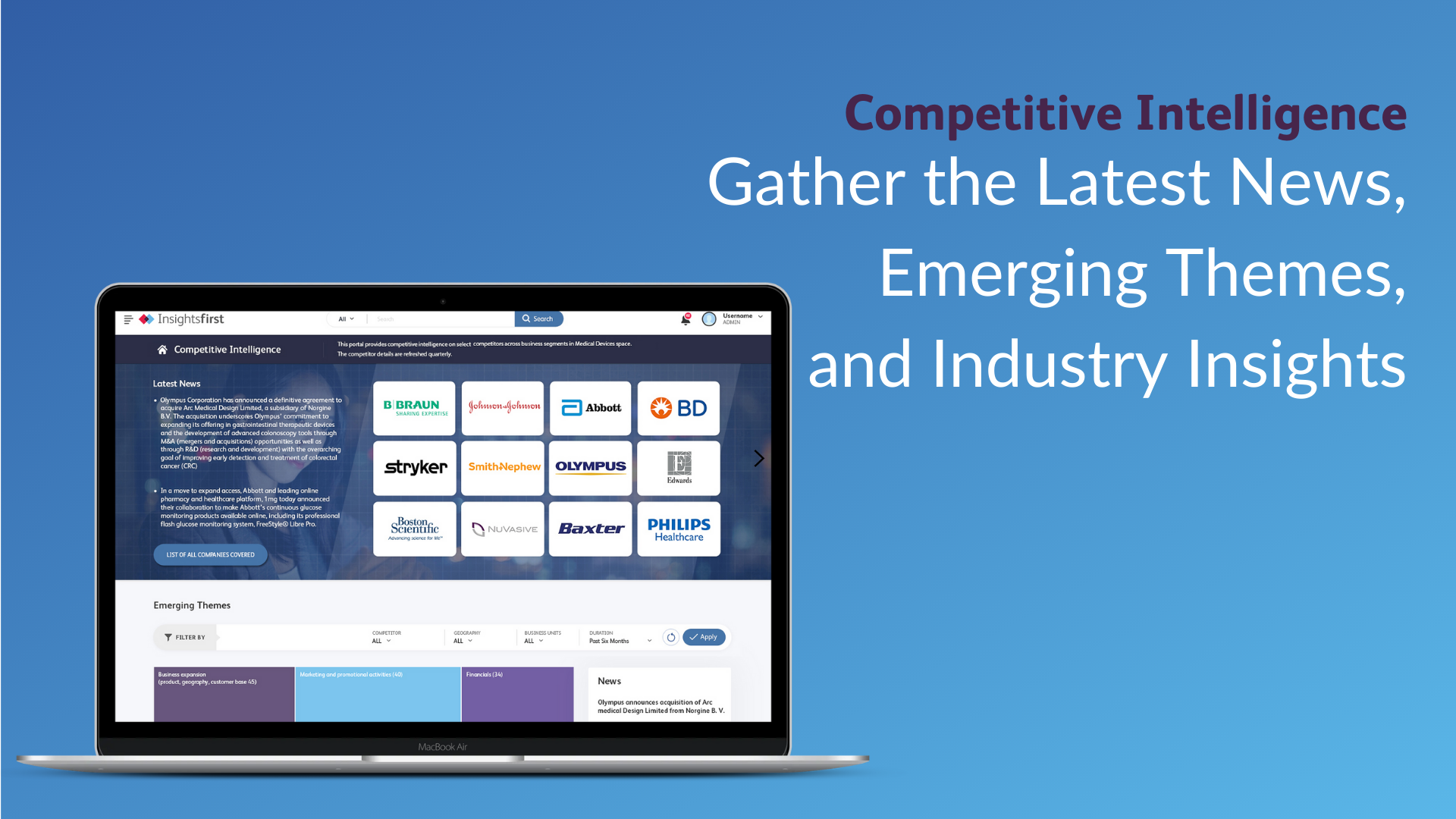 Competitive Intelligence: Gather the Latest News, Emerging Trends, and Industry Insights