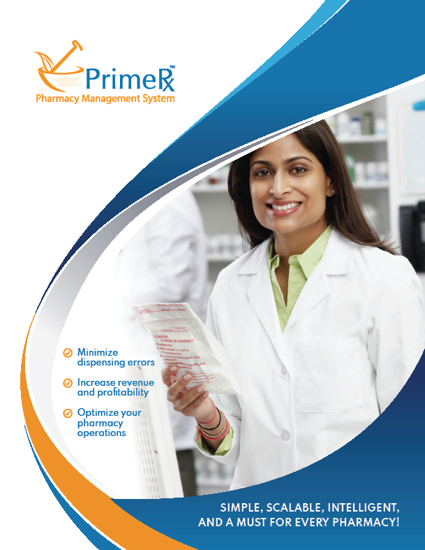 PrimeRx Software - Minimize dispensing errors, Increase revenue and proﬁtability, Optimize your pharmacy operations