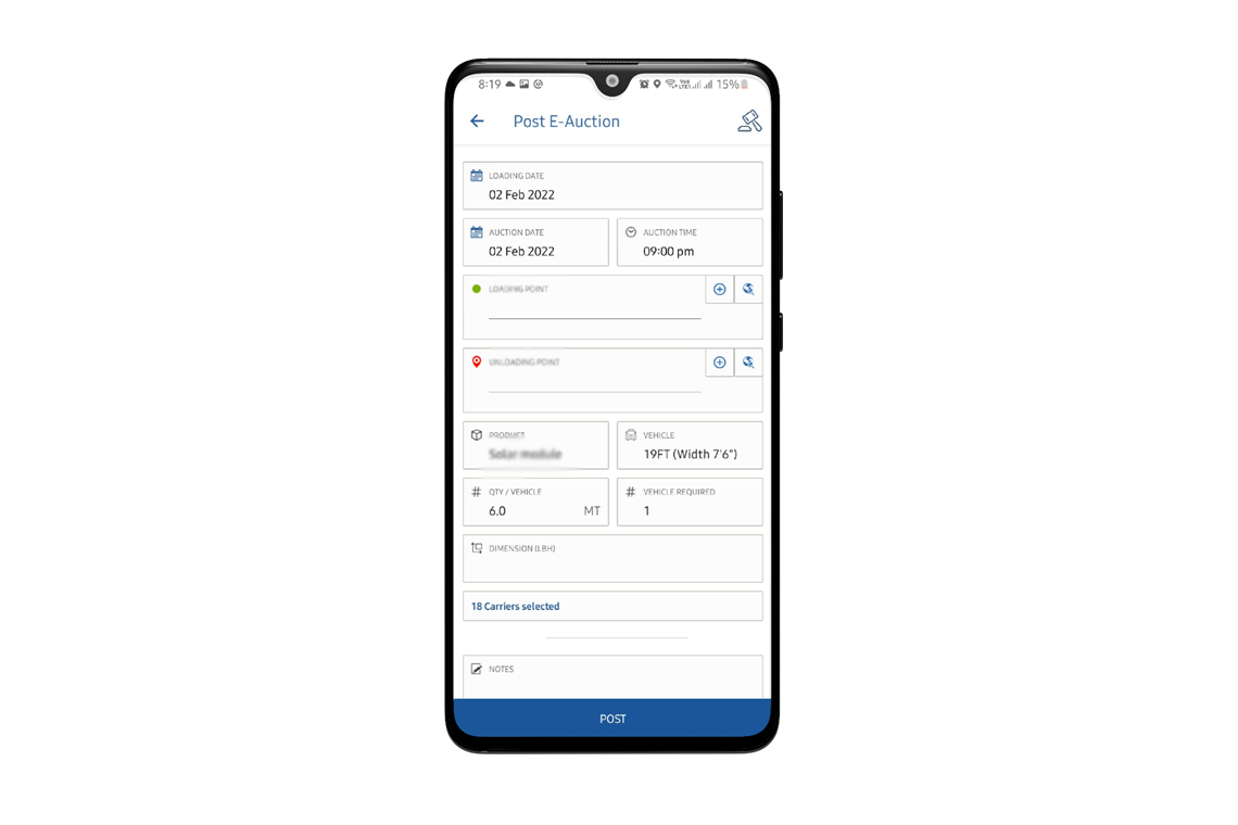 SuperProcure screenshot: SP Spot