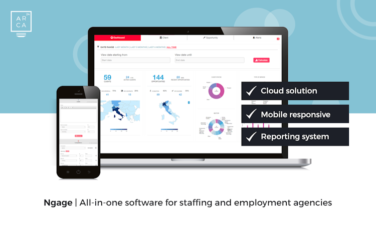 Ngage screenshot: Ngage - All-in-one software for staffing agencies