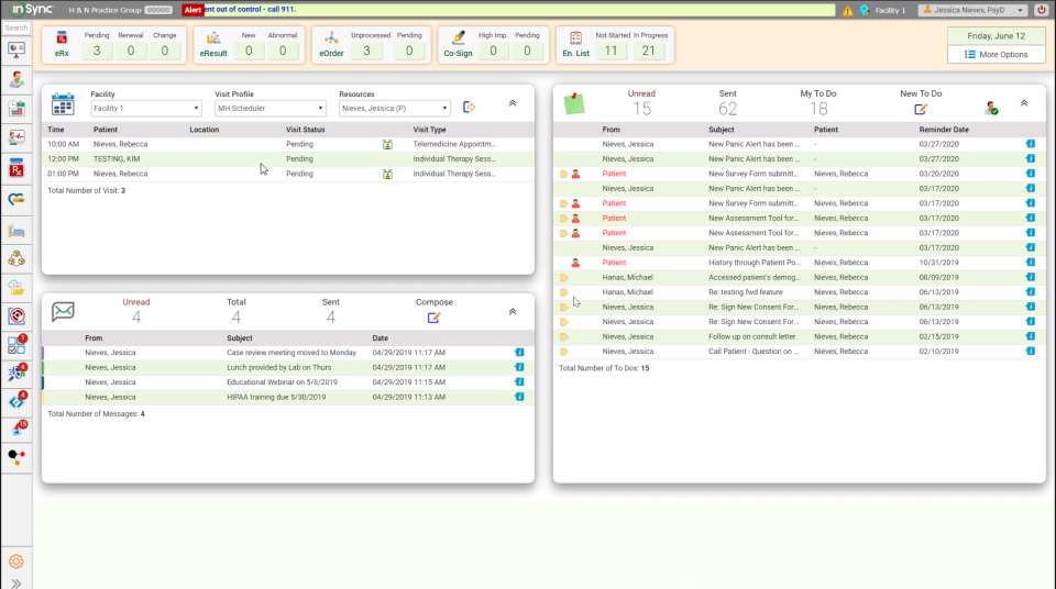 InSync Healthcare Solutions Software - 1