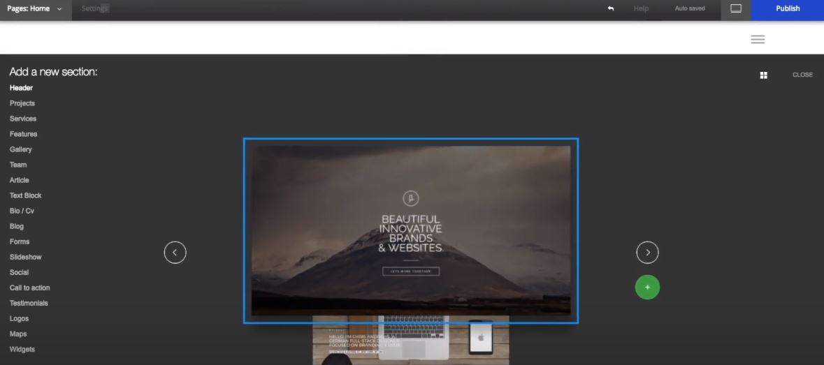 Yahoo Small Business create websites
