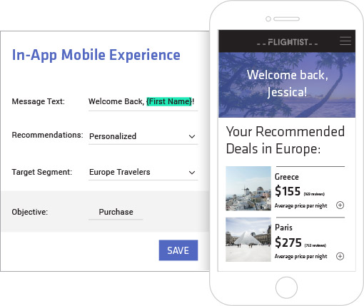 Give mobile app users a personalized experience with segmentation and messaging